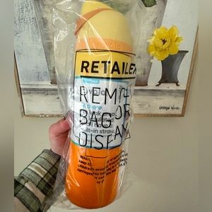 ☀️ Owala Color Drop Orange Yellow Ombré Tequila Sunrise NEW